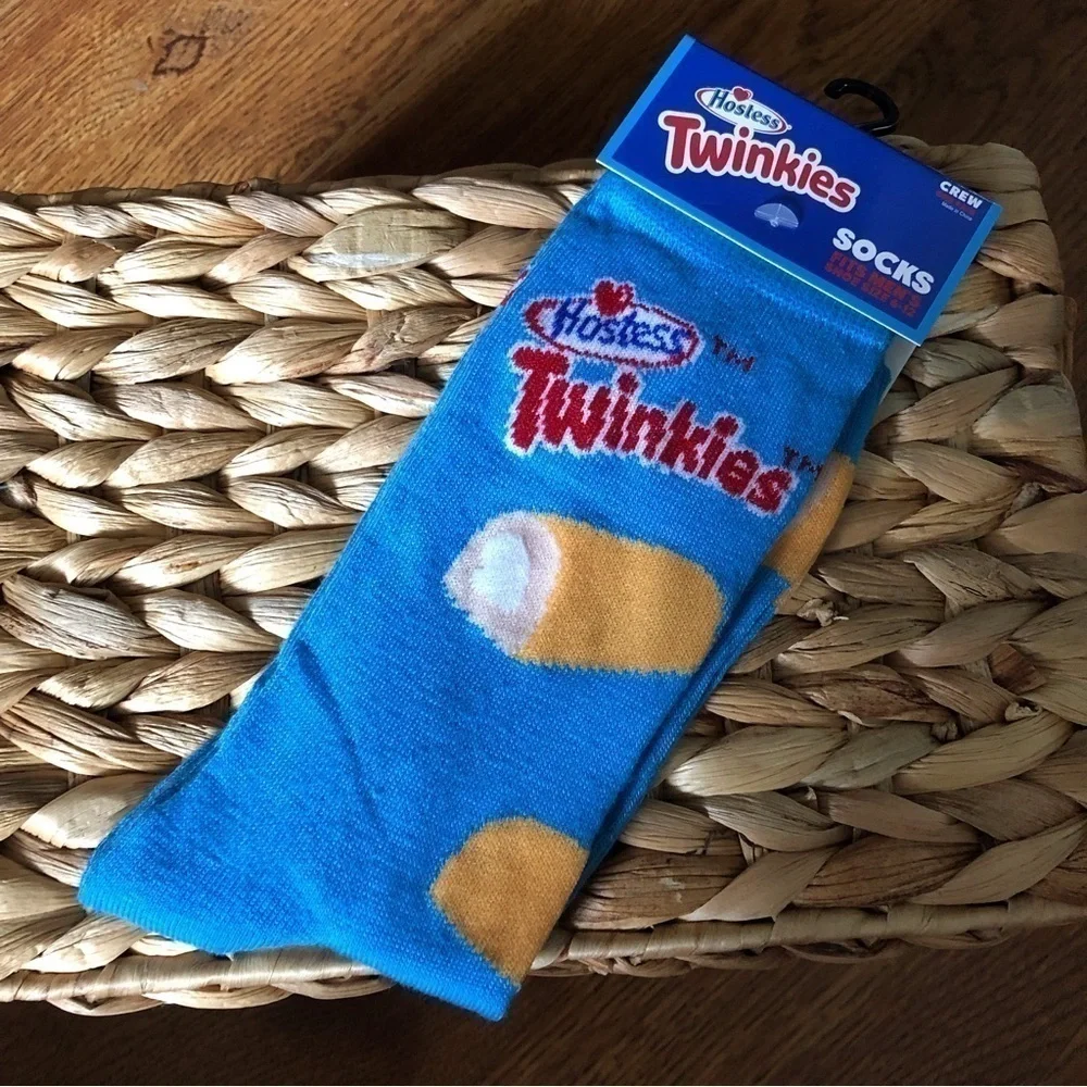 Hostess Twinkies food crew socks
